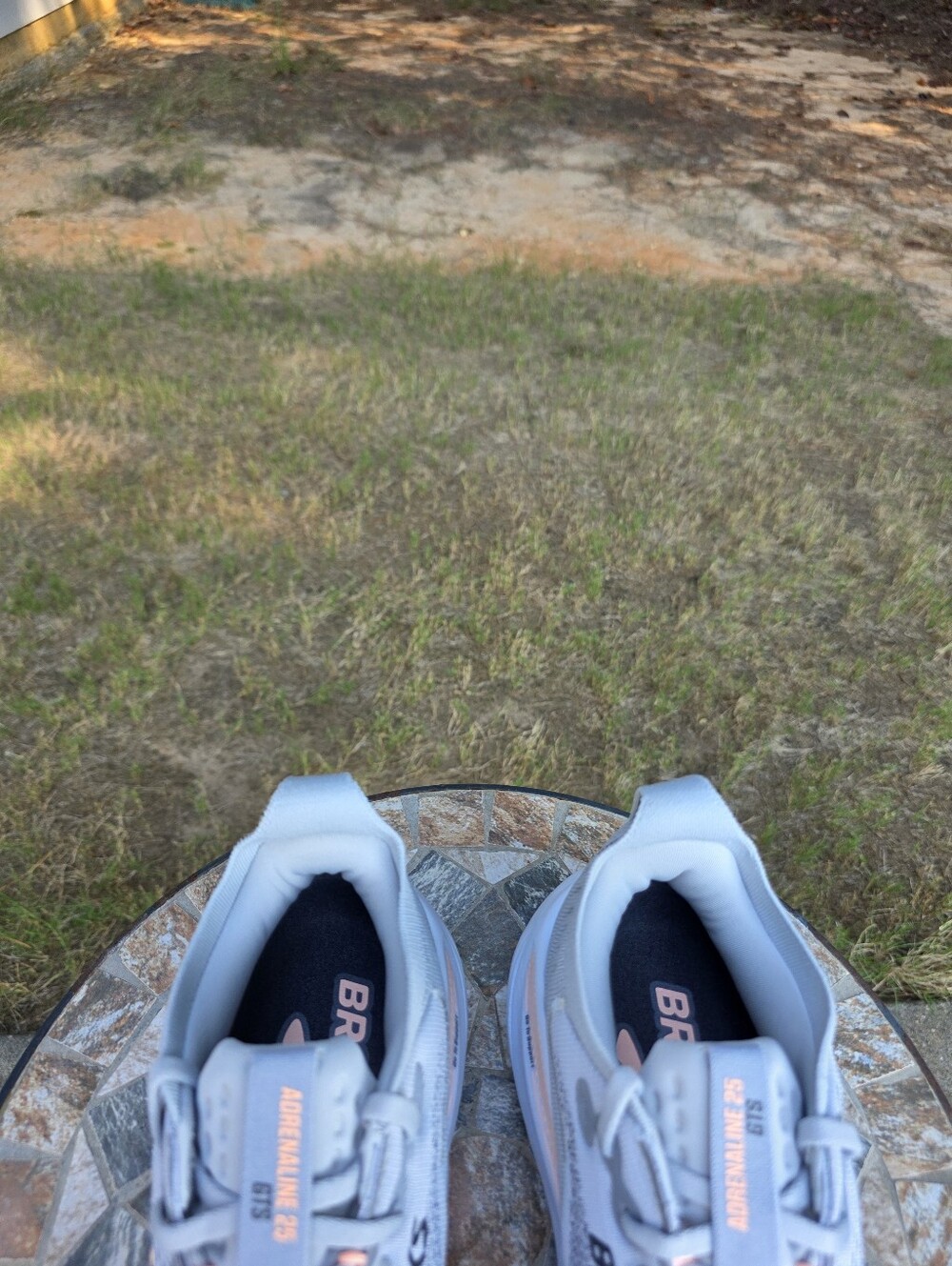 Brooks Adrenaline GTS 25 1204431B032 Grey Running Shoes Women Size 8.5 B Worn 1x - Picture 7 of 9